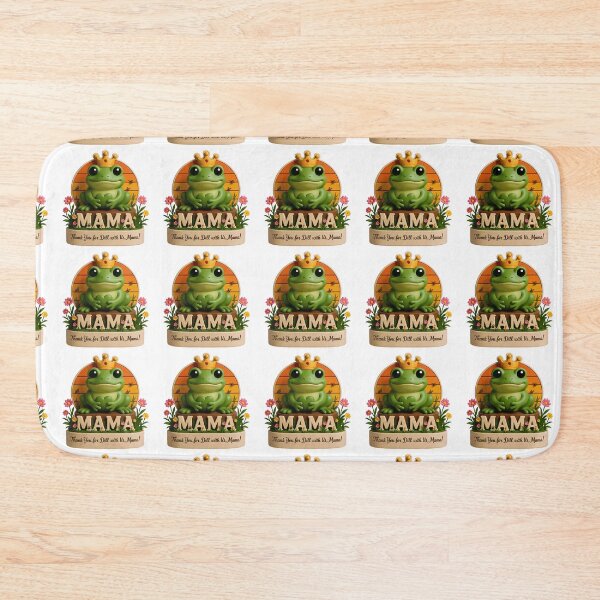 Item preview, Funny Frog Mama Crown Design – Thank You for Dill with Us Mama, Cute Frog Queen Mom Gift, Frog Lover Mother's Day Shirt, Funny Mom Mug designed and sold by Basma Designs | Funny Shirts, Stickers & Mugs.