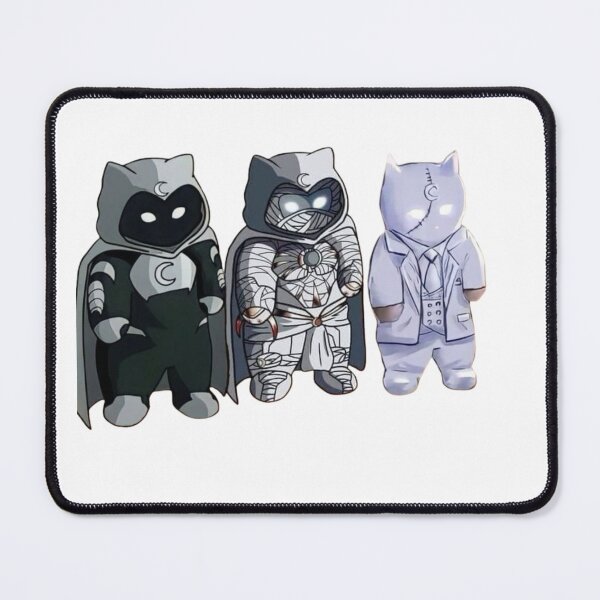 Item preview, Moon Knight Cats – Three Forms Fan Art Sticker Design designed and sold by NDrake31.