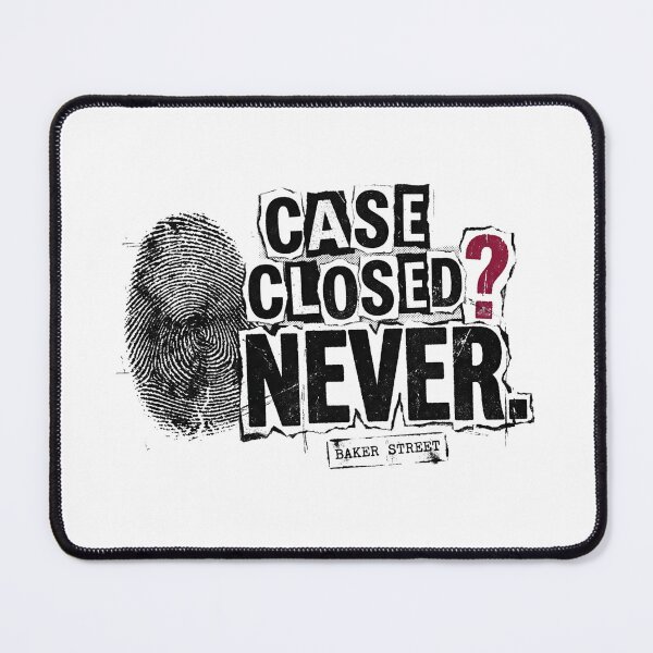 Item preview, Case Closed Never Baker Street Sherlock Holmes Stencil Art designed and sold by Fenay Designs.