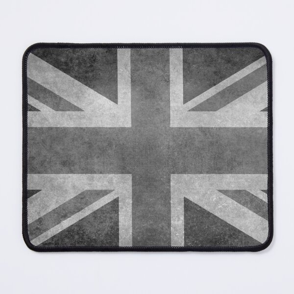 Item preview, Union Jack in grungy grayscale designed and sold by Bruiserstang.