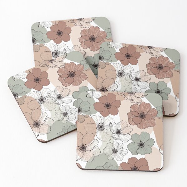 Item preview, Neutral Floral Seamless Pattern, Sage Green & Beige Flower Print, Boho Botanical Background, Vintage Wildflower Design, Printable PNG designed and sold by GalleryPeak.