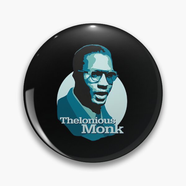 Item preview, Thelonious Monk Blue Portrait Poster Design Today Graphic designed and sold by CallumSnow.