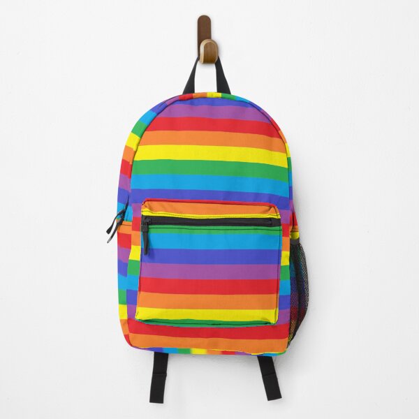 Item preview, a vertical flag with seven horizontal stripes of equal thickness designed and sold by buynowandtoday.