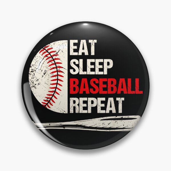 Item preview, Eat Sleep Baseball Repeat Baseball Player Fan Sport Life designed and sold by LysiTHWIP.