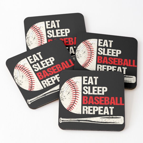 Item preview, Eat Sleep Baseball Repeat Baseball Player Fan Sport Life designed and sold by LysiTHWIP.