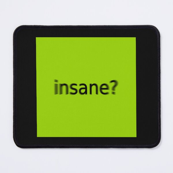 Item preview, Supreme Green Insane Question Mark Square designed and sold by Dancing Papaya.