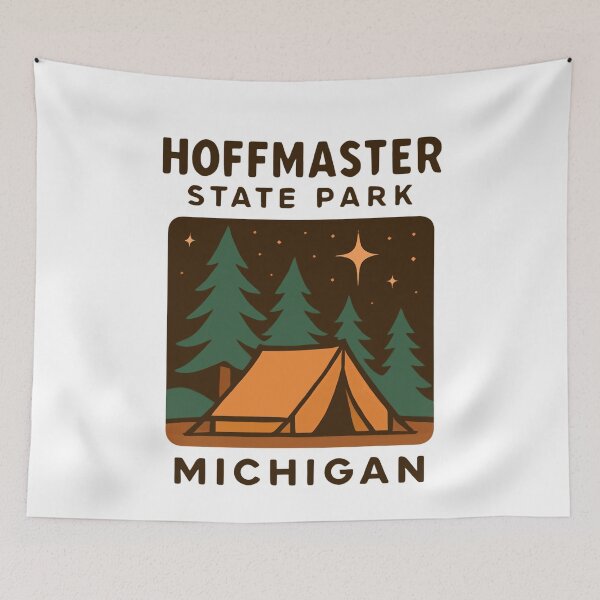 Item preview, Hoffmaster State Park Michigan Camping Adventure Traveler designed and sold by JonesFlora2025.