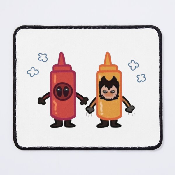 Item preview, Deadpool Wolverine Ketchup Mustard Best Friends Fan Art – Marvel Funny designed and sold by NDrake31.