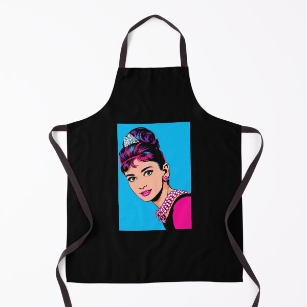 Item preview, Audrey Hepburn Pop Art Portrait with Breakfast at Tiffany’s & Roman Romance Vibes designed and sold by Analog Aura .