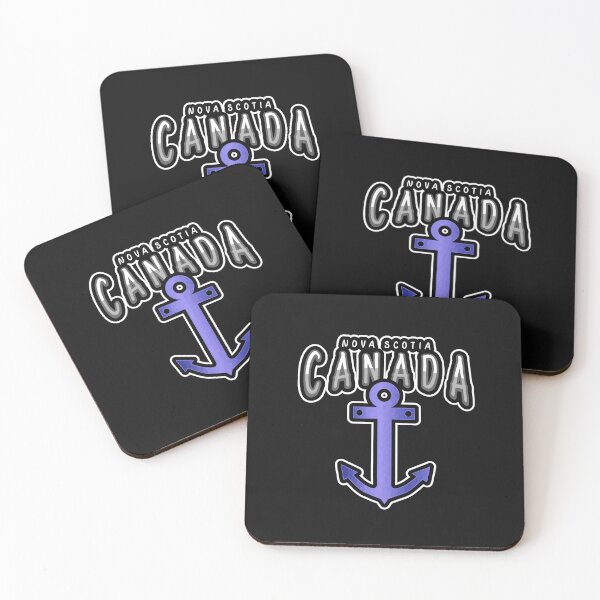 Item preview, Nautical Nova Scotia Canada Blue Anchor designed and sold by Sartoris Art.