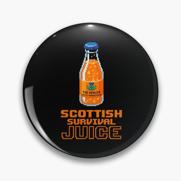 Item preview, Scottish Survival Juice - Funny Hangover Cure Pixel Art designed and sold by artistastshirt.