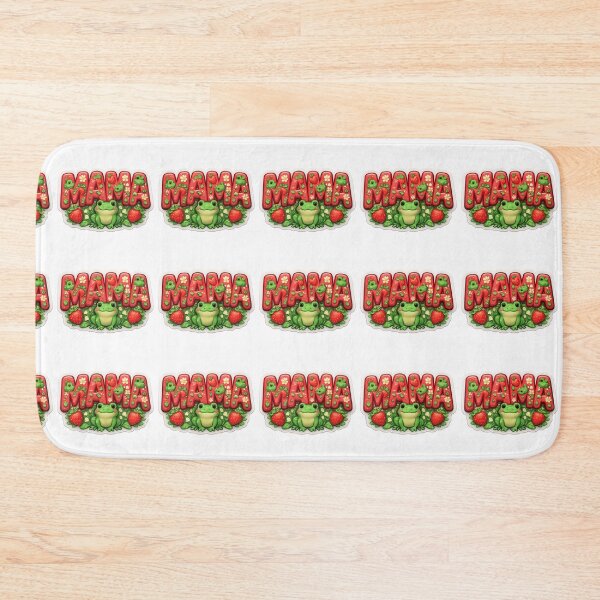 Item preview, Cute Frog Mama Strawberry Design – Funny Frog Mom Gift for Mother's Day, Kawaii Frog Mama Shirt, Frog Lover Mom Mug, Cute Animal Mother's Day Gift designed and sold by Basma Designs | Funny Shirts, Stickers & Mugs.