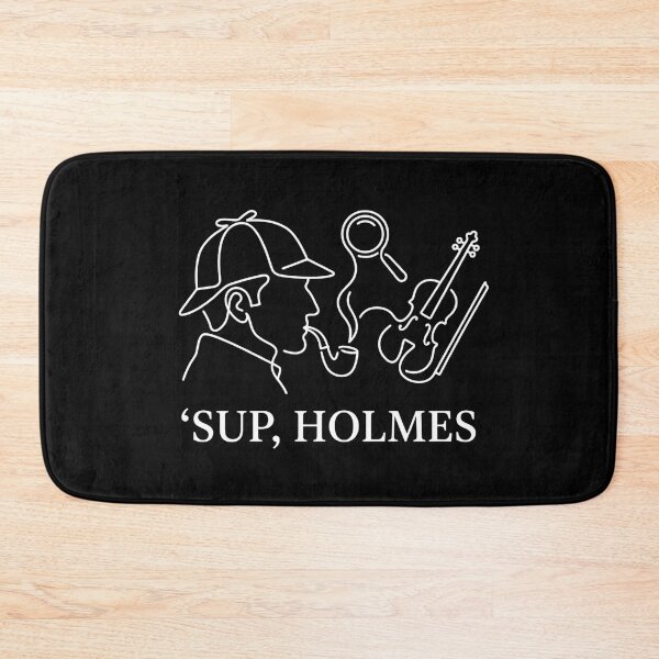Item preview, Sup Holmes Funny Sherlock Holmes Minimalist Line Art designed and sold by Fenay Designs.