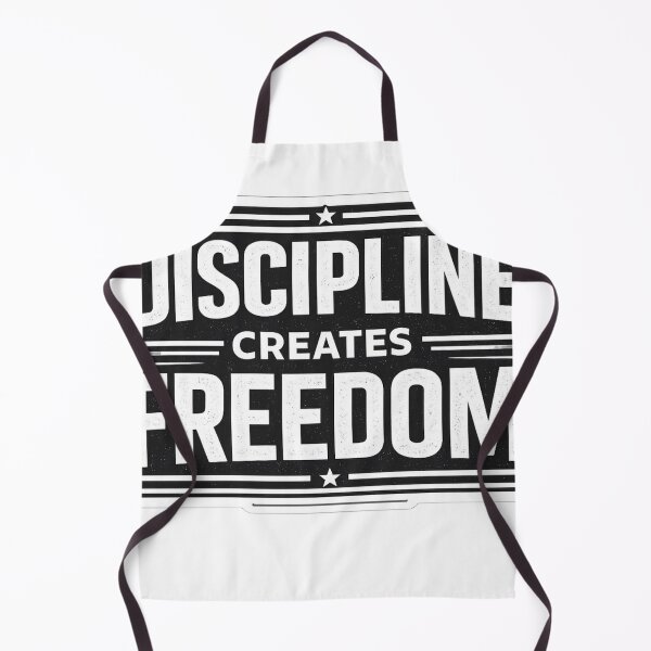Item preview, Discipline Creates Freedom Motivational Design designed and sold by Omanut Studio — By Ashwin..
