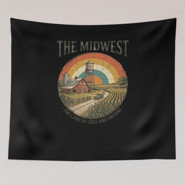 Item preview, The Midwest The Land of Hopes and Dreams funny saying designed and sold by snowry.