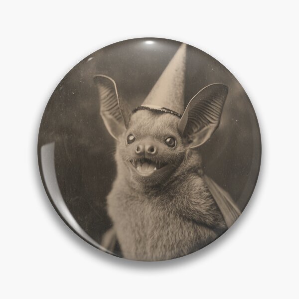 Item preview, Vintage Party Bat Cabinet Card Portrait designed and sold by SpecInkStudio.