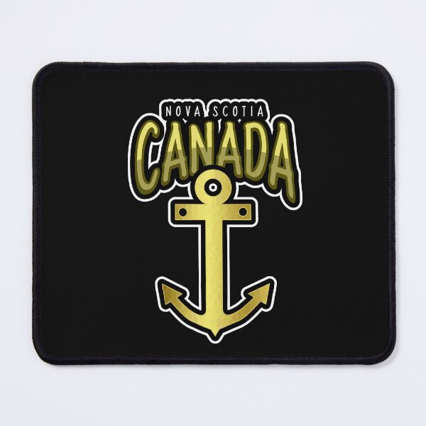 Item preview, Nautical Nova Scotia Canada Gold Anchor designed and sold by Sartoris Art.