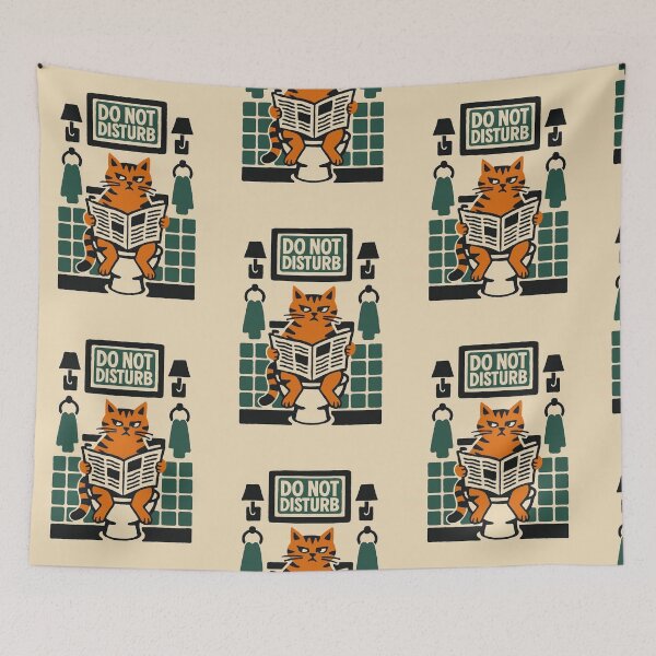 Item preview, Do not Disturb Cat Classic T Shirt designed and sold by Lulu Shop.