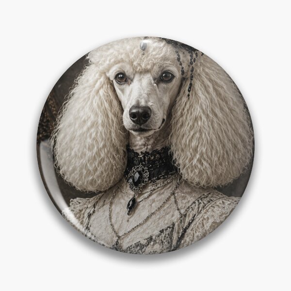 Item preview, Aristocratic White Poodle designed and sold by VelarisMoon.