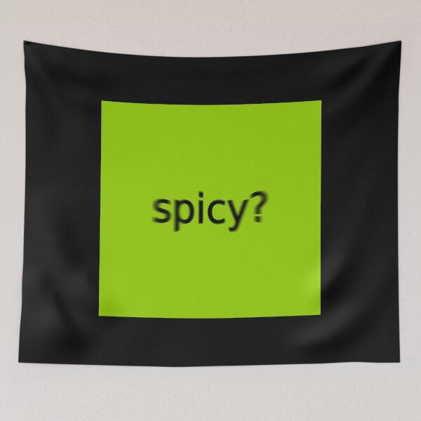 Item preview, Supreme Green Spicy Question Mark Square designed and sold by Dancing Papaya.