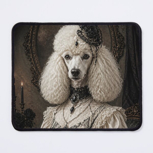 Item preview, Aristocratic White Poodle designed and sold by VelarisMoon.
