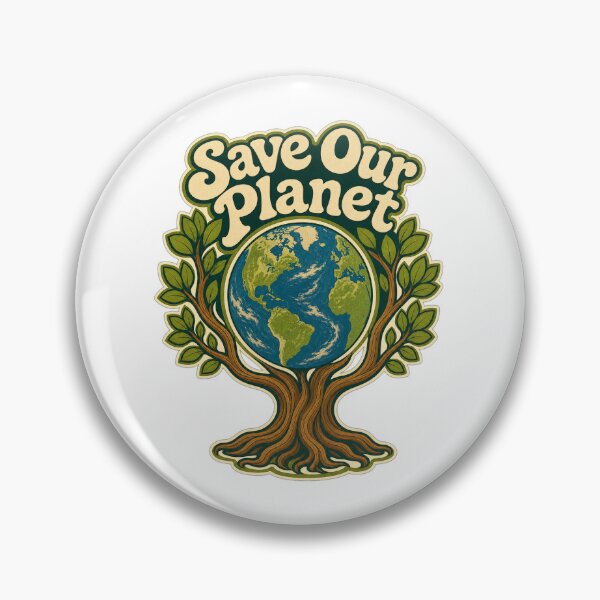 Item preview, Save Our Planet - Retro Environmental Earth Day Design designed and sold by DesignerSator.