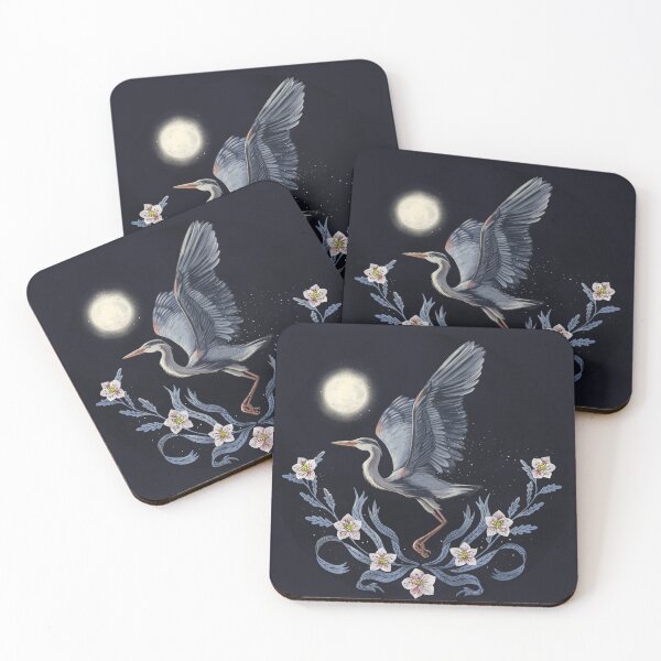 Item preview, Great Blue Moon Heron designed and sold by lauragraves.