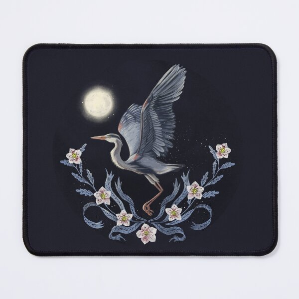 Item preview, Great Blue Moon Heron designed and sold by lauragraves.