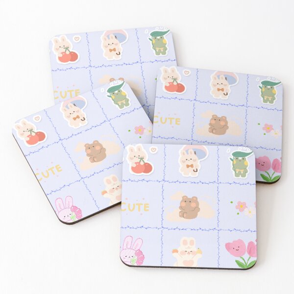 Item preview, Cute Kawaii Animal Sticker Collection designed and sold by APTStudios.