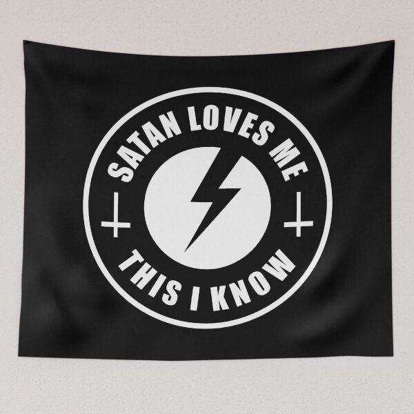 Item preview, Satan Loves Me designed and sold by Tunablessed.