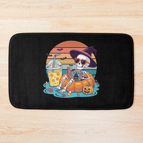 Item preview, Spooky Summerween Vibes Skeleton Reading  designed and sold by tamdevo1.