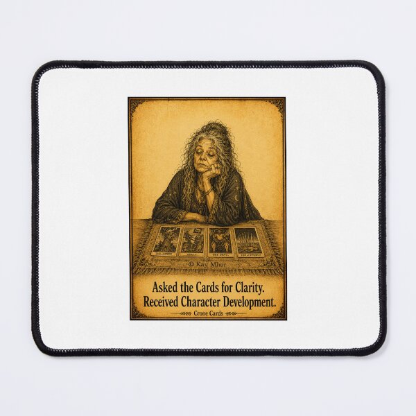 Item preview, Crone Cards — Asked the Cards for Clarity. Received Character Development. designed and sold by Kay Mhor Studio.
