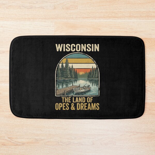 Item preview, WISCONSIN THE LAND OF OPES & DREAMS funny Midwest joke designed and sold by snowry.