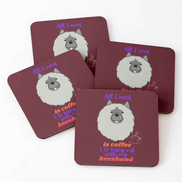 Item preview, All I Need Is Coffee and To Hang Out With My Keeshond designed and sold by glowvim.