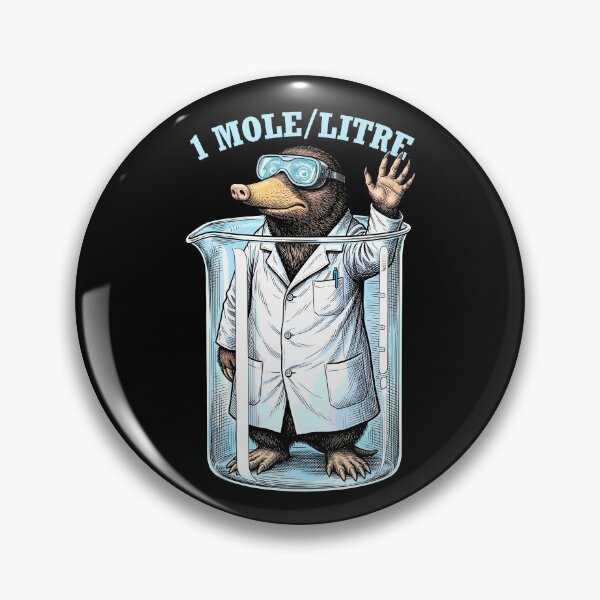 Item preview, Funny Chemistry One Mole Per Litre Chemist Lab Science designed and sold by GrandeDuc.