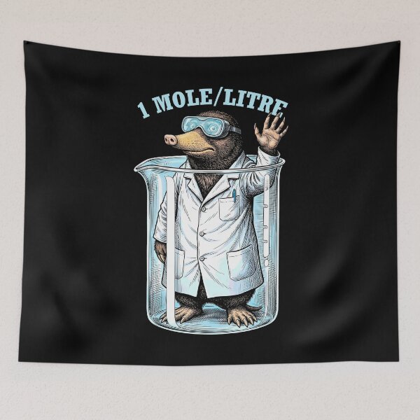 Item preview, Funny Chemistry One Mole Per Litre Chemist Lab Science designed and sold by GrandeDuc.