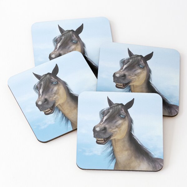 Item preview, Funny Horse Smile Portrait Art designed and sold by Vac1.