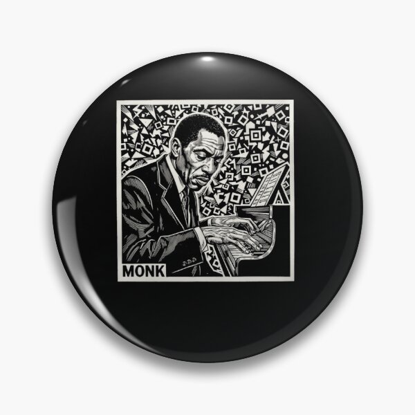 Item preview, Thelonious Monk Keyboard Legend Poster Design Today Graphic designed and sold by CallumSnow.