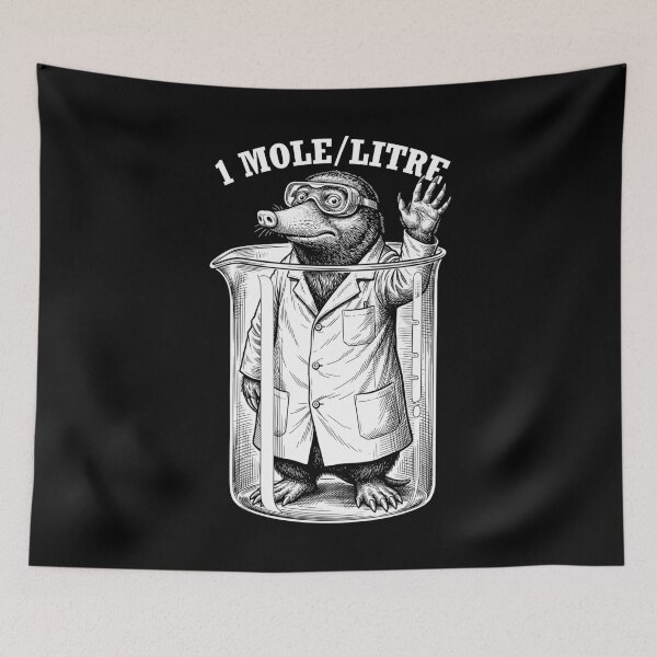 Item preview, Funny Chemistry One Mole Per Litre Chemist Lab Science designed and sold by GrandeDuc.
