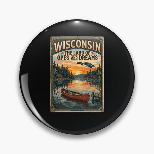 Item preview, Wisconsin The Land of Opes and Dreams Midwest humor designed and sold by snowry.