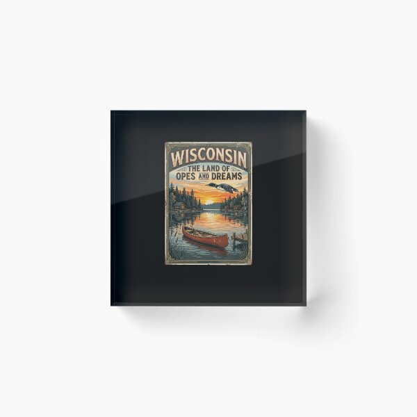 Item preview, Wisconsin The Land of Opes and Dreams Midwest humor designed and sold by snowry.