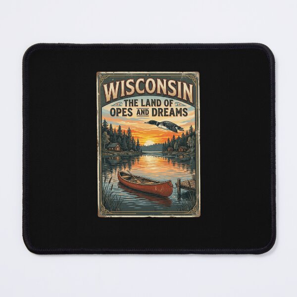 Item preview, Wisconsin The Land of Opes and Dreams Midwest humor designed and sold by snowry.