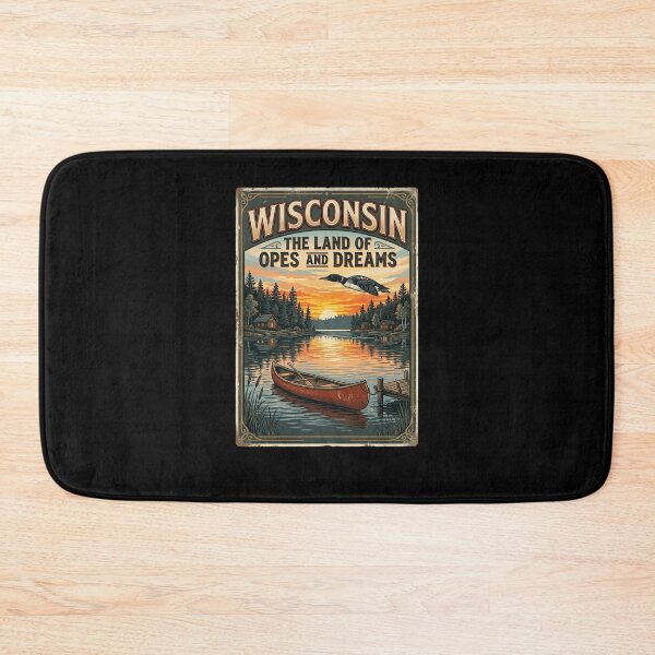 Item preview, Wisconsin The Land of Opes and Dreams Midwest humor designed and sold by snowry.