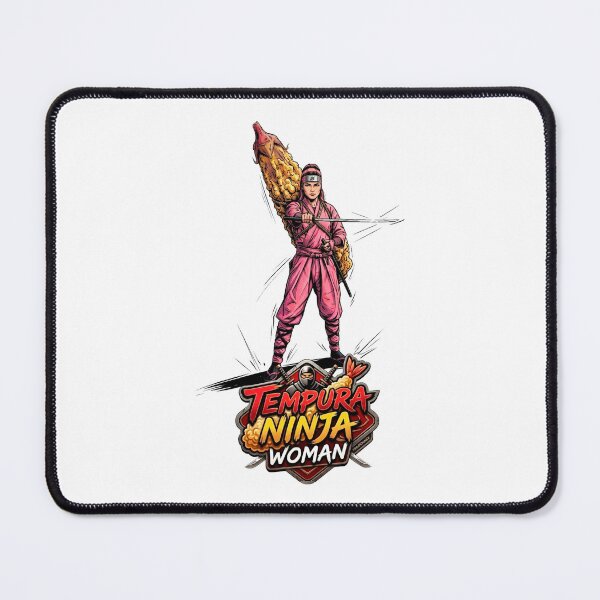 Item preview, Tempura Ninja Woman: Epic Japanese Food Warrior Aesthetic designed and sold by Surreal Characters & Cute Pups.