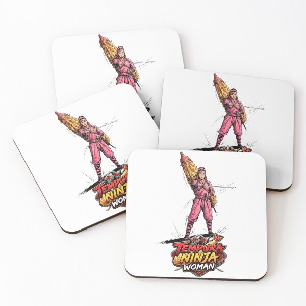 Item preview, Tempura Ninja Woman: Epic Japanese Food Warrior Aesthetic designed and sold by Surreal Characters & Cute Pups.