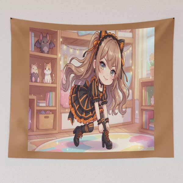 Item preview, Cute Halloween Dress Chibi designed and sold by Azurart2.