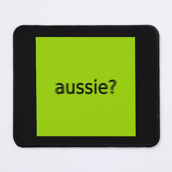 Item preview, Supreme Green Aussie Question Mark Square designed and sold by Dancing Papaya.
