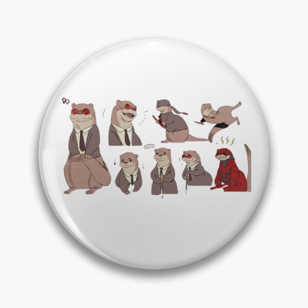 Item preview, Daredevil Otter Cartoon Art | Funny Marvel Inspired Otter Character designed and sold by NDrake31.