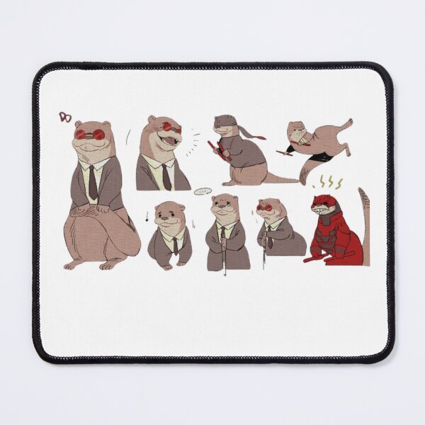Item preview, Daredevil Otter Cartoon Art | Funny Marvel Inspired Otter Character designed and sold by NDrake31.