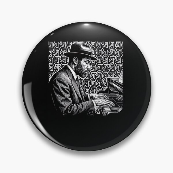 Item preview, Thelonious Monk Piano Master Poster Design Today Graphic designed and sold by CallumSnow.